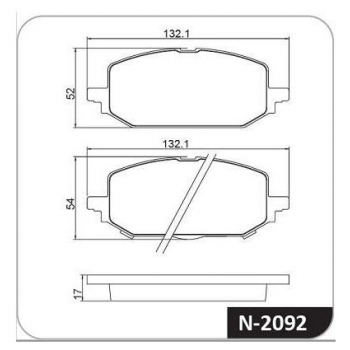 Pastilha Freio ( C/ Anti - Ruido )  - Gm Onix 2020/... Sist. Trw