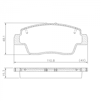 Pastilha Freio ( Disco Ventilado ) Ranault Kwid 1.0 L 12v Dohc L3 2017/...