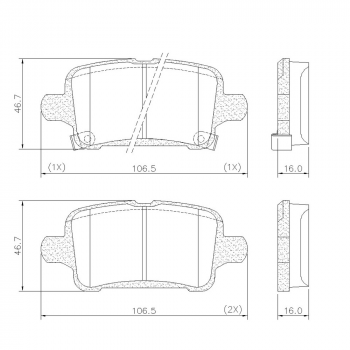 Pastilha Freio Traseira - Gm Equinox 2.0 2018/...