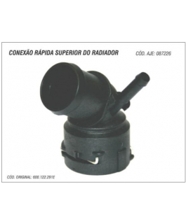 CONEXAO RAPIDA DA MANGUEIRA SUPERIOR DO RADIADOR - 5N0122291 AJE CONEXAO RAPIDA DA MANGUEIRA SUPERIOR DO RADIADOR - 5N0122291 AJE