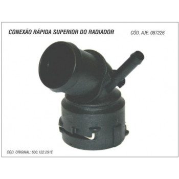 CONEXAO RAPIDA DA MANGUEIRA SUPERIOR DO RADIADOR - 5N0122291 AJE CONEXAO RAPIDA DA MANGUEIRA SUPERIOR DO RADIADOR - 5N0122291 AJE