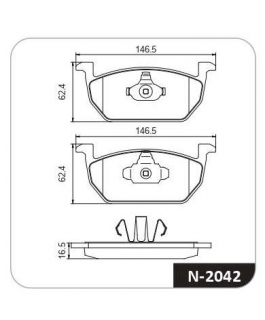 Pastilha Freio - Audi A1 Sportback (gba) 11-18/... Seat Arona (kj7) 07-17/..., Ibiza V (kj1) 01/17 D;;;seat: L