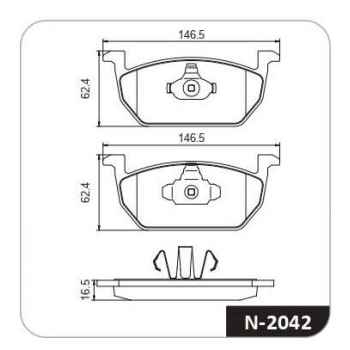 Pastilha Freio - Audi A1 Sportback (gba) 11-18/... Seat Arona (kj7) 07-17/..., Ibiza V (kj1) 01/17 D;;;seat: L