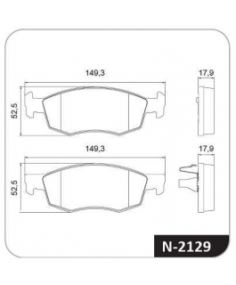 N-772 - Pastilha Freio Dianteira Nova Strada 2020/...