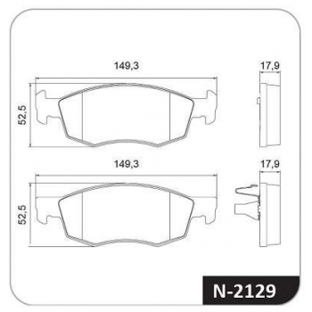 N-772 - Pastilha Freio Dianteira Nova Strada 2020/...