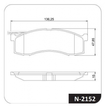 Pastilha Freio  Citroen C3 2022/...