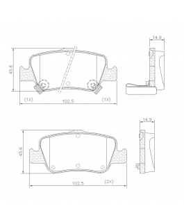 Pastilha Freio New Corolla
