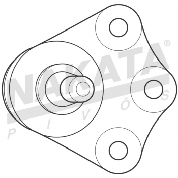 PIVO-FIAT - IDEA - 01/2006 - 12/2017 - COM AR - HIDRÁULICA - MANUAL - SEM ABS - 1.4 8V / 1.8 8V FLEX - EXCETO ADVENTURE NAKATA