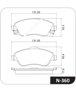 Pastilha Freio Novo Corsa