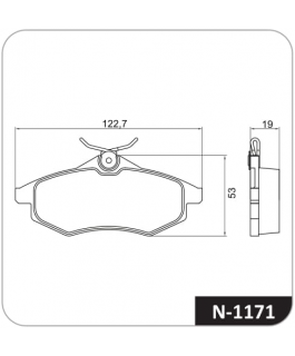 Pastilha Freio  Citroen C3