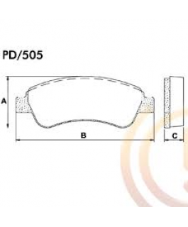 Pastilha Freio 307