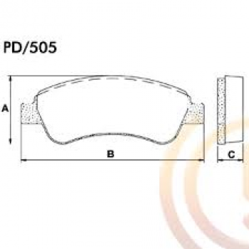 Pastilha Freio 307