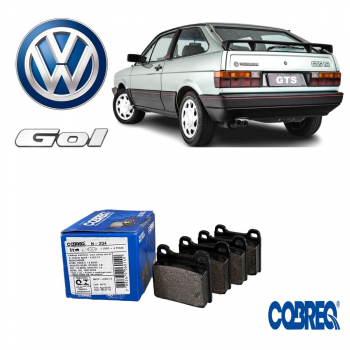 PASTILHA - GURGEL BR800 SUPERMINI 88/92 D TEVES  VW GOL 1.0 92/93 D TEVES  VW GOL 1.3 81/82 D TEVES  VW GOL 1.6 83/93 D COBREQ
