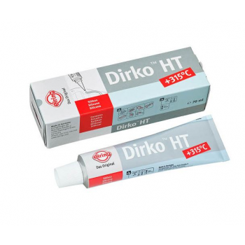 Dirko Junta Liquida ; Tubo 70 Ml; Alta Temperatura;cinza - +315º