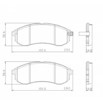 Pastilha Freio L200