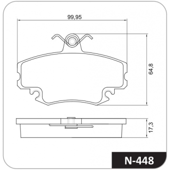 PASTILHA - RENAULT CLIO 1.0 16V DYNNAMIQUE - EXPRESSION - PRIVILEGE 03/08 D TRW  RENAULT CLIO 1.0 AUTHENTIQUE 8V - AUTH COBREQ