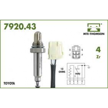 SONDA LAMBDA - TOYOTA COROLLA 1.8 16V 98/11, MTE-THOMSON