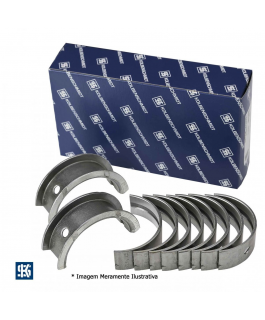 Bronzina Central ( Casquilho Fixo ) -(1)- B. Mancal  Corcel / Belina / Gt - 1300 E 1400 - Escort Cht - 1604