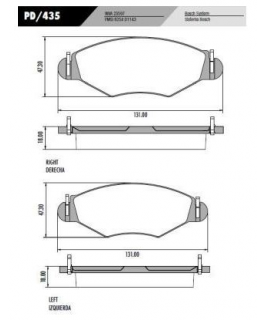 Pastilha Freio Peugeot 206