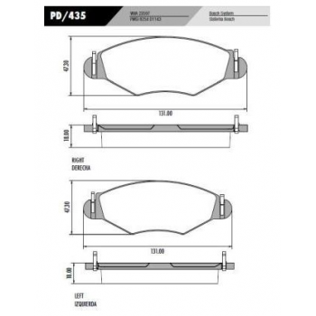 Pastilha Freio Peugeot 206