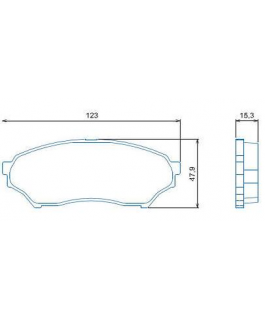 Pastilha Freio - Pajero Tr4 Tds 02/...