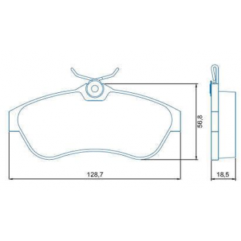 Pastilha Freio - C3 1.4 16v 03/...  
C3 1.4/ 1.4 16v/ Dhl 1.6 02/... 
C3 1.6 16v 02-02/...