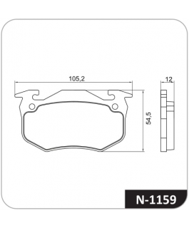 Pastilha Freio Traseira Peugeot 306