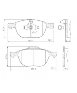 Pastilha Freio  Ecosport