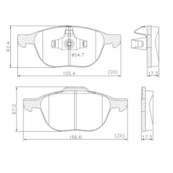 Pastilha Freio  Ecosport