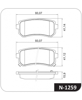 Pastilha Freio  I30