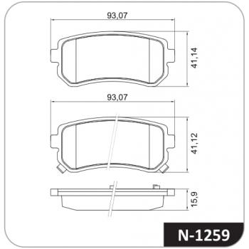 Pastilha Freio  I30