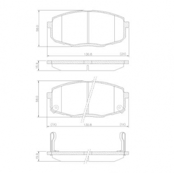 Pastilha Freio I30