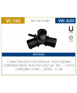 Conexao - Golf A4 - 01/02 - S/ar - Diesel