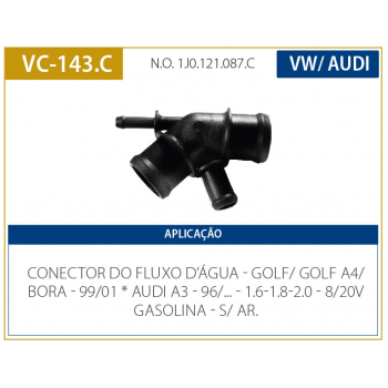 Conexao - Golf A4 - Audi A3 99/00 Bora .../02 1.6/1.8/2.0