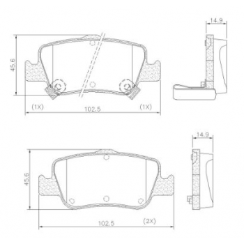 Pastilha Freio New Corolla