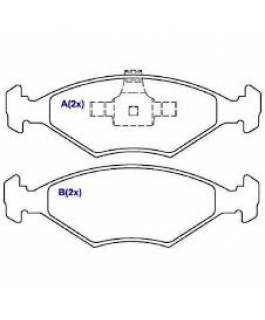 Pastilha Freio Palio 10/...