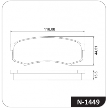 Pastilha Freio  Tras Hilux