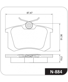 Pastilha - Audi A1 1.0 Tfsi 03-15/ T;girling;
Audi A1 1.4 Tdi 11-14/ T;girling;
Audi A1 1.4 Tfsi 11-11/ T;girling;
Audi