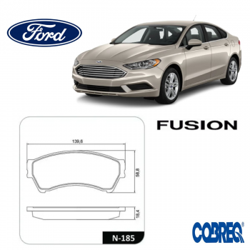 PASTILHA - FORD FUSION 2.3 SEL 05/12 D FOMOCO  FORD FUSION 2.5 SEL 16V 05/12 D FOMOCO  FORD FUSION 3.0 SEL 24V V6 05/12 COBREQ