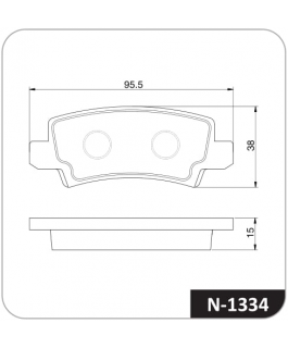 Pastilha Freio Tras Corolla