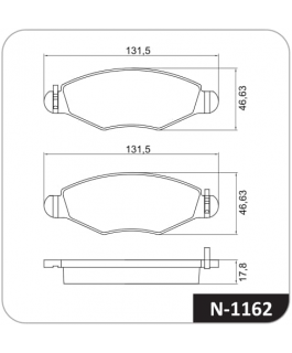 Pastilha Freio Peugeot 206