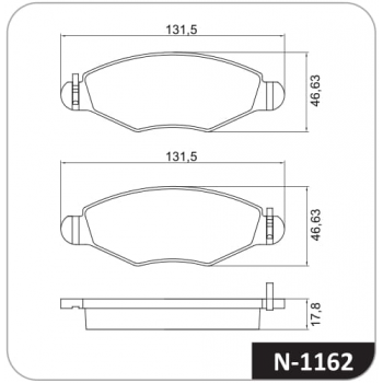 Pastilha Freio Peugeot 206