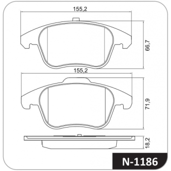 PASTILHA - CITROËN C4 GRAND PICASSO 1.6 16V,1.6 THP, 2.0 16V , HDI 07/ D TEVES  CITROËN C4 LOUNG EXCLUSIVE 1.6 TURBO 13 COBREQ