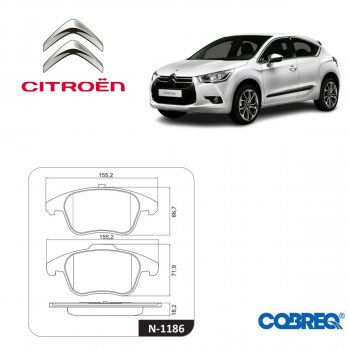 PASTILHA - CITROËN C4 GRAND PICASSO 1.6 16V,1.6 THP, 2.0 16V , HDI 07/ D TEVES  CITROËN C4 LOUNG EXCLUSIVE 1.6 TURBO 13 COBREQ