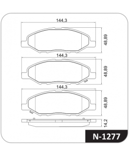 Pastilha Freio Nissan Livina