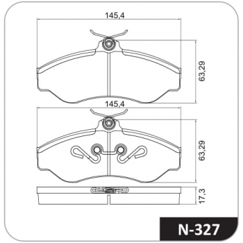 PASTILHA - GM BLAZER 4X2 CAP. 1000KG 95/ D VARGA  GM BLAZER 4X2 CAP. 750KG 95/ D VARGA  GM BLAZER 4X4 CAP. 1000KG 09-05/ COBREQ