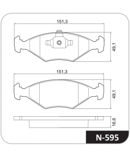 Pastilha Freio Palio 10/...