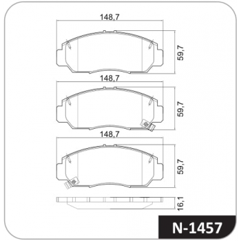 Pastilha Freio  Civic 13/...