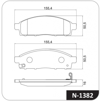 Pastilha - Mitsubishi L-200 Triton 2.5 , 3.2, 3.5 08/ D;tokico;1;
Mitsubishi Pajero Dakar 3.2 4x4 09/ D;tokico;1;
Mitsub