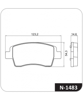 Pastilha Freio Toyota Etios   ( C/ Anti - Ruido )